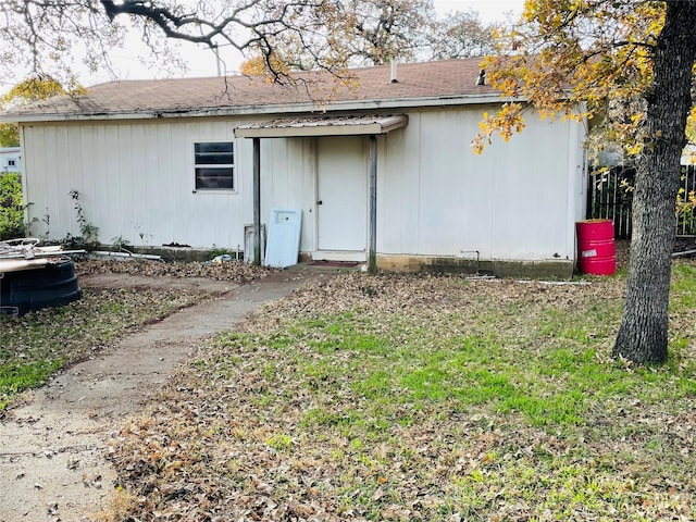 view of rear view of house