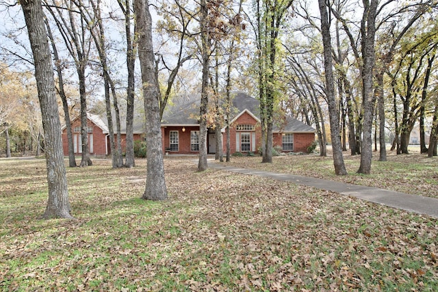 view of ranch-style home