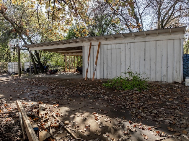 view of outbuilding