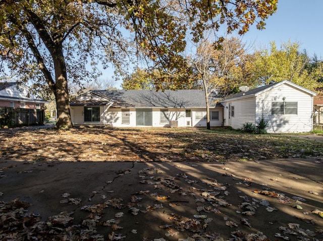 view of rear view of property