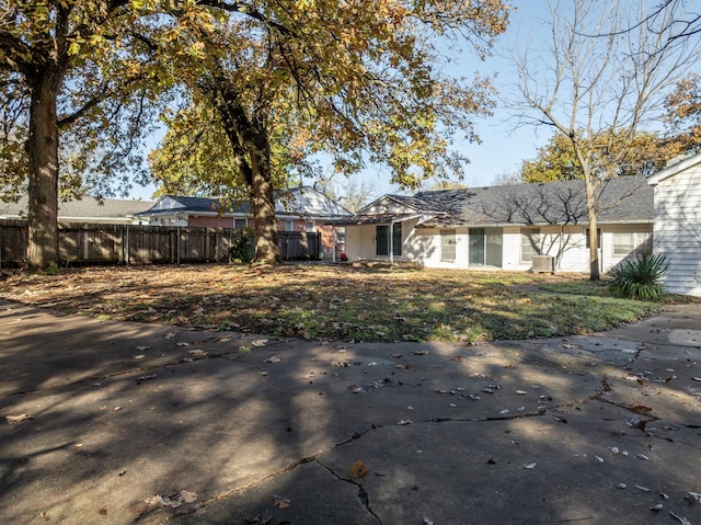 view of back of property