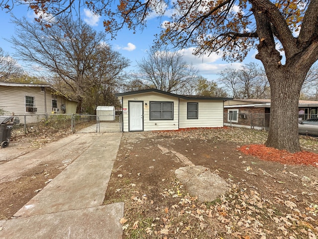 4613 Crenshaw Ave, Fort Worth, TX 76105 - view of front of home with a gate and brick siding