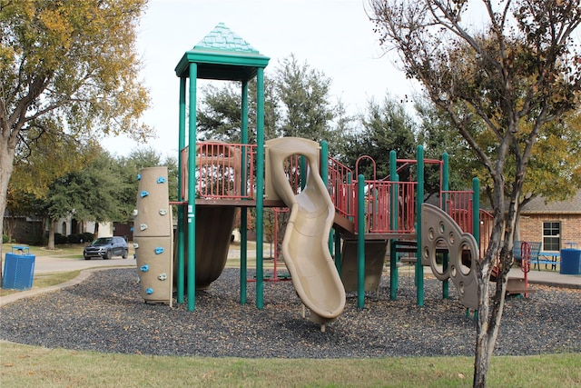 view of jungle gym