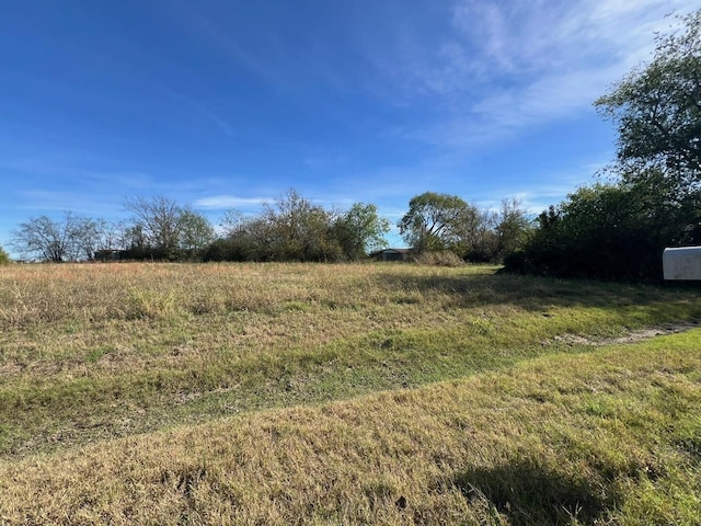 view of yard featuring a rural view