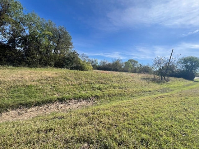 view of landscape featuring a rural view