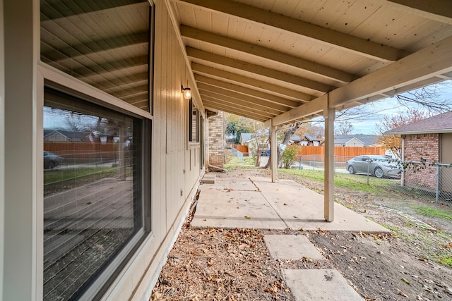 view of patio