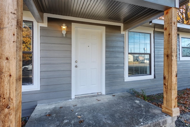 view of entrance to property