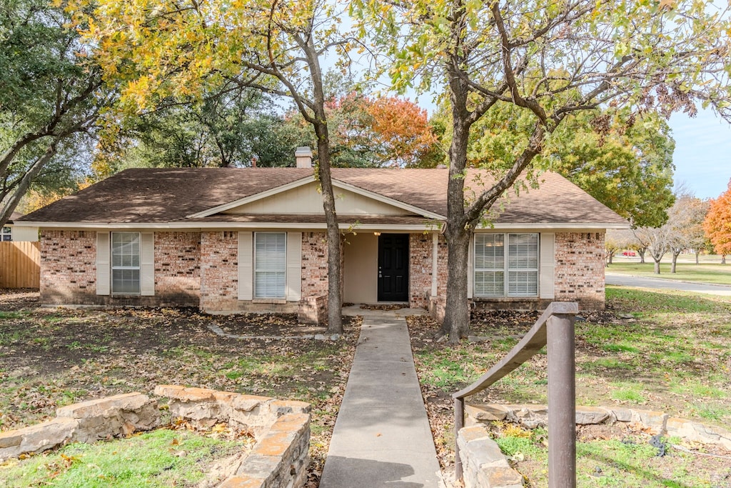 view of ranch-style house