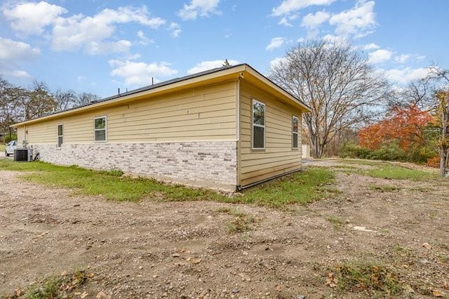 view of property exterior featuring cooling unit