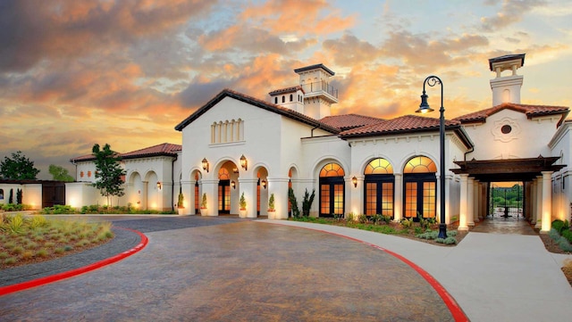 view of mediterranean / spanish-style home