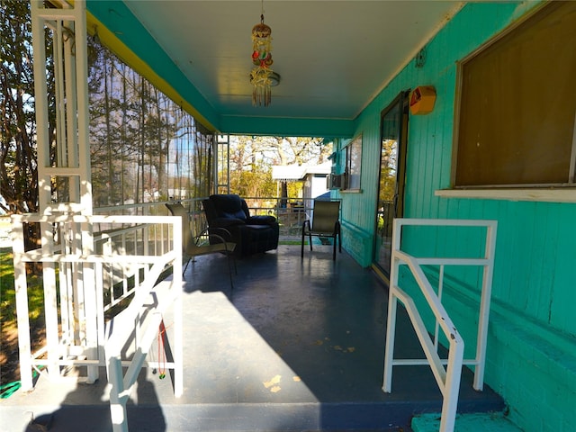 view of patio / terrace featuring covered porch