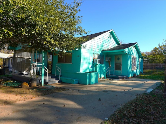 view of bungalow-style house