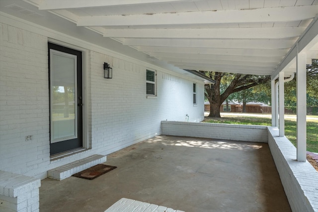 view of patio