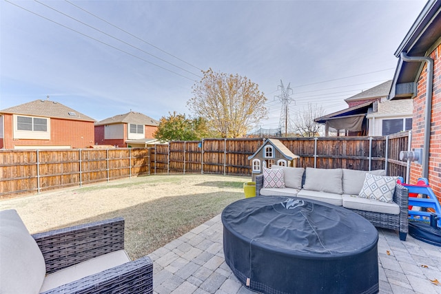 view of patio / terrace with outdoor lounge area