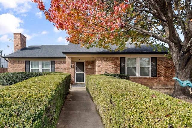 view of ranch-style home