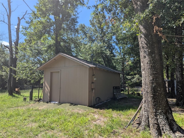 view of outbuilding