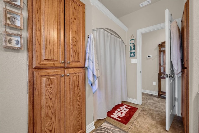 bathroom featuring tile patterned floors