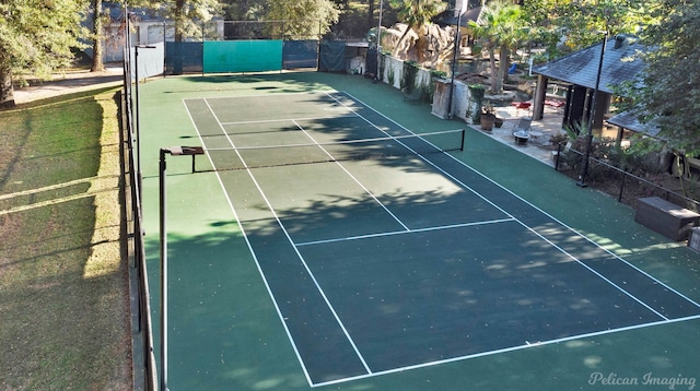 view of sport court