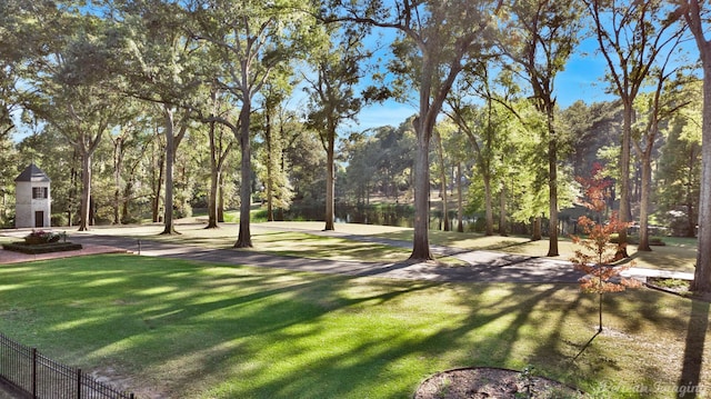 surrounding community featuring a yard