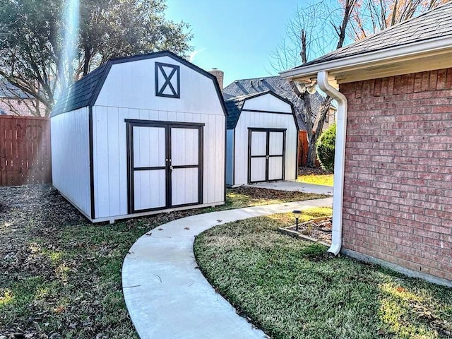 view of outbuilding