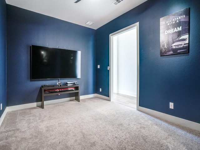 living room featuring carpet flooring