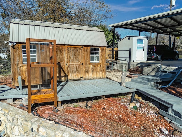 view of outbuilding