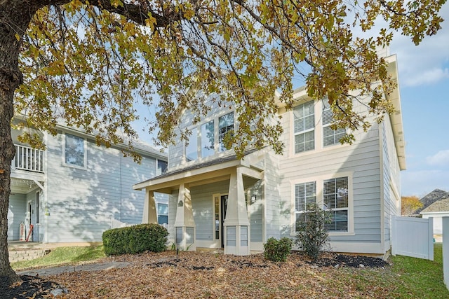 view of front of home