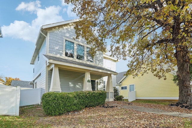 view of front of home