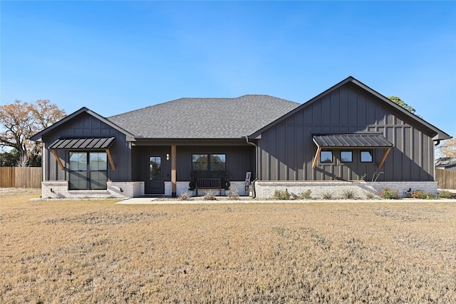 view of rear view of property