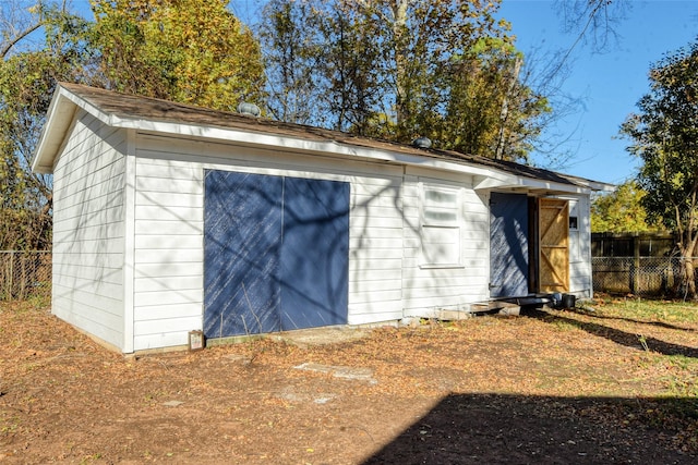 view of outbuilding