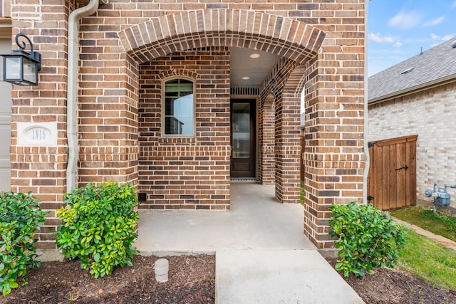 view of property entrance