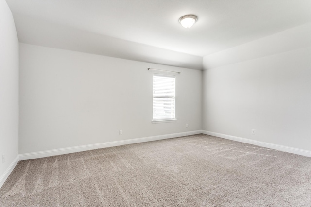 spare room with carpet floors