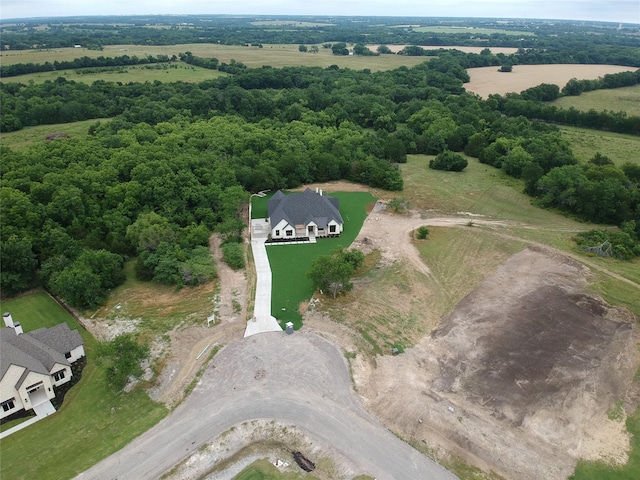 325 Ryker Ln, Gunter, TX 75058 - aerial view of property and surrounding area featuring rural landscape