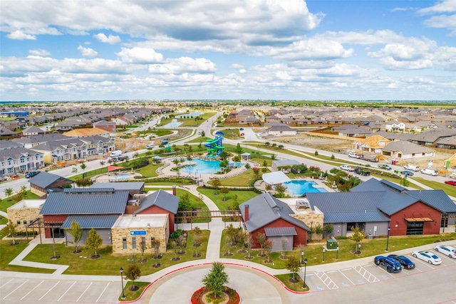 bird's eye view featuring a residential view