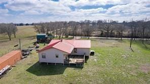 bird's eye view with a rural view