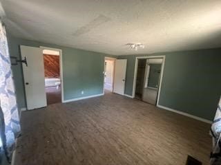 unfurnished bedroom with wood-type flooring