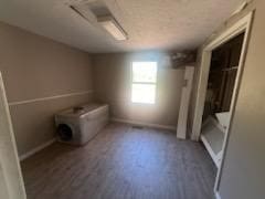 interior space featuring dark hardwood / wood-style flooring