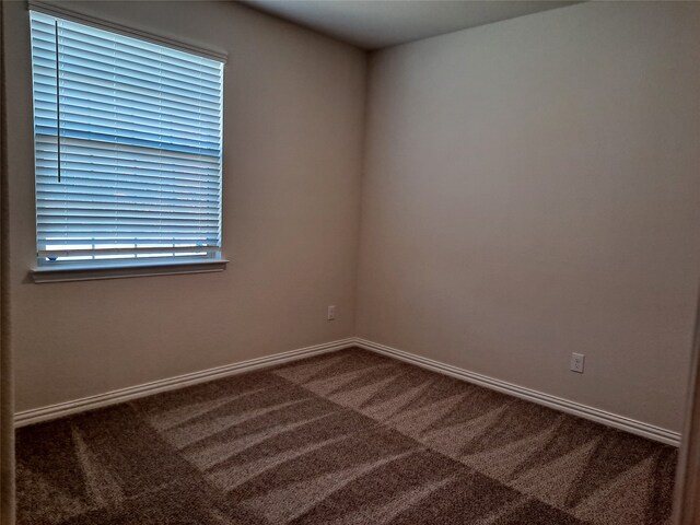 spare room featuring carpet flooring