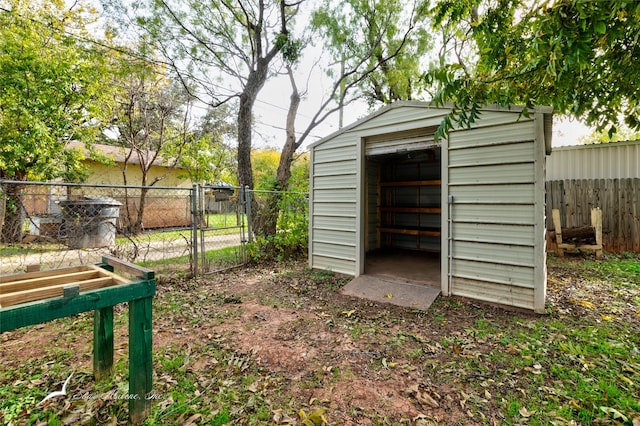 view of outdoor structure