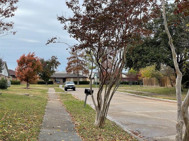 view of road