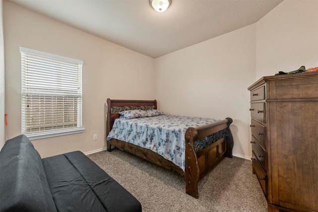 bedroom with carpet flooring