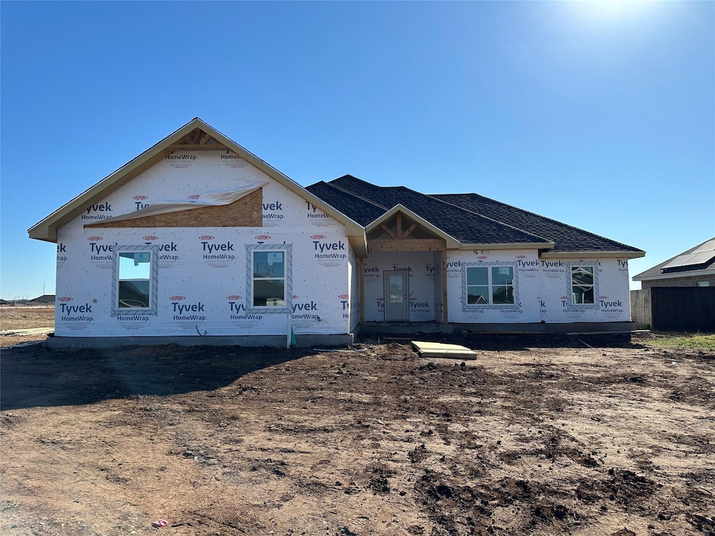 view of property in mid-construction