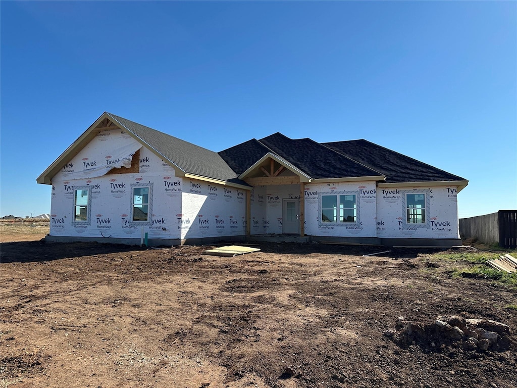 view of property in mid-construction