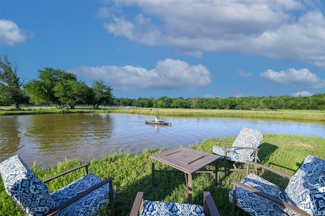 12201 Madison Ln, Justin, TX 76247 - dock area featuring a water view