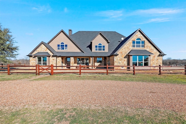 view of front of home