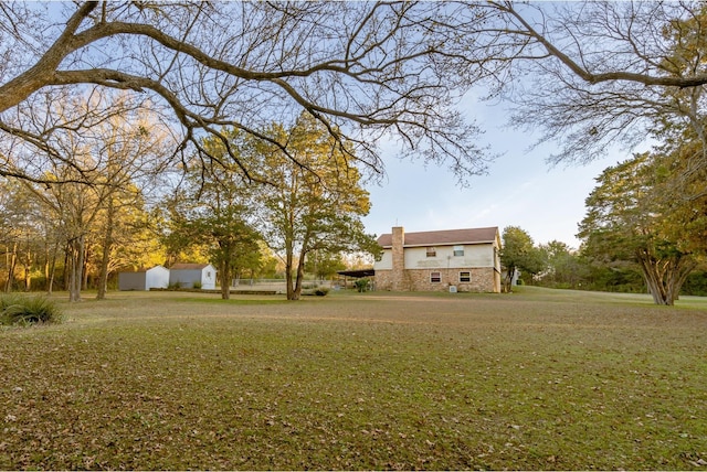 view of yard