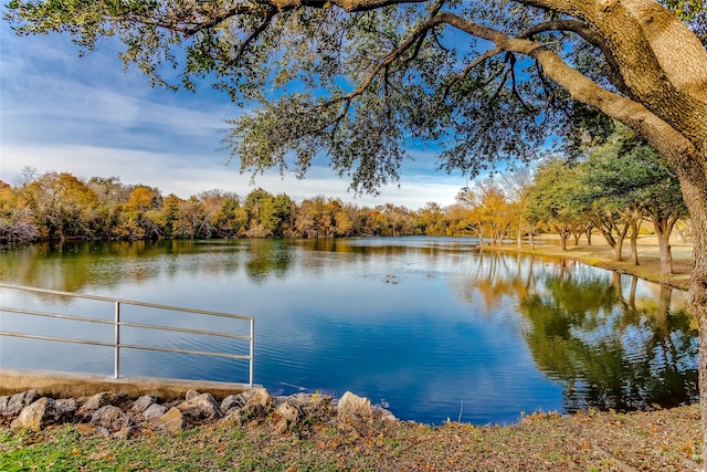 property view of water