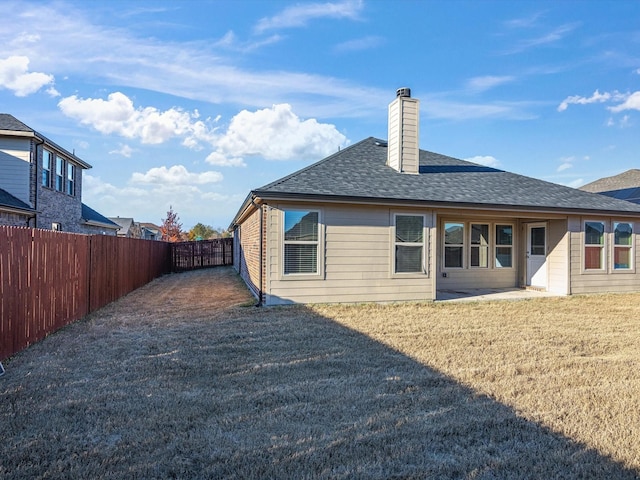 view of rear view of property