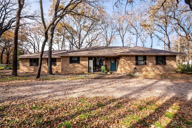 view of ranch-style house