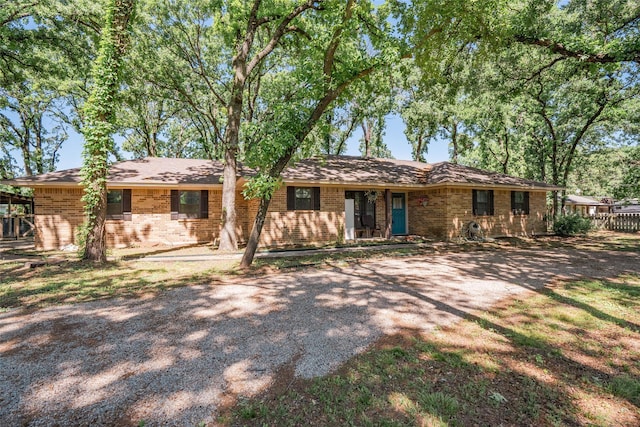 508 Squires Ln, Krugerville, TX 76227 - ranch-style home featuring brick siding